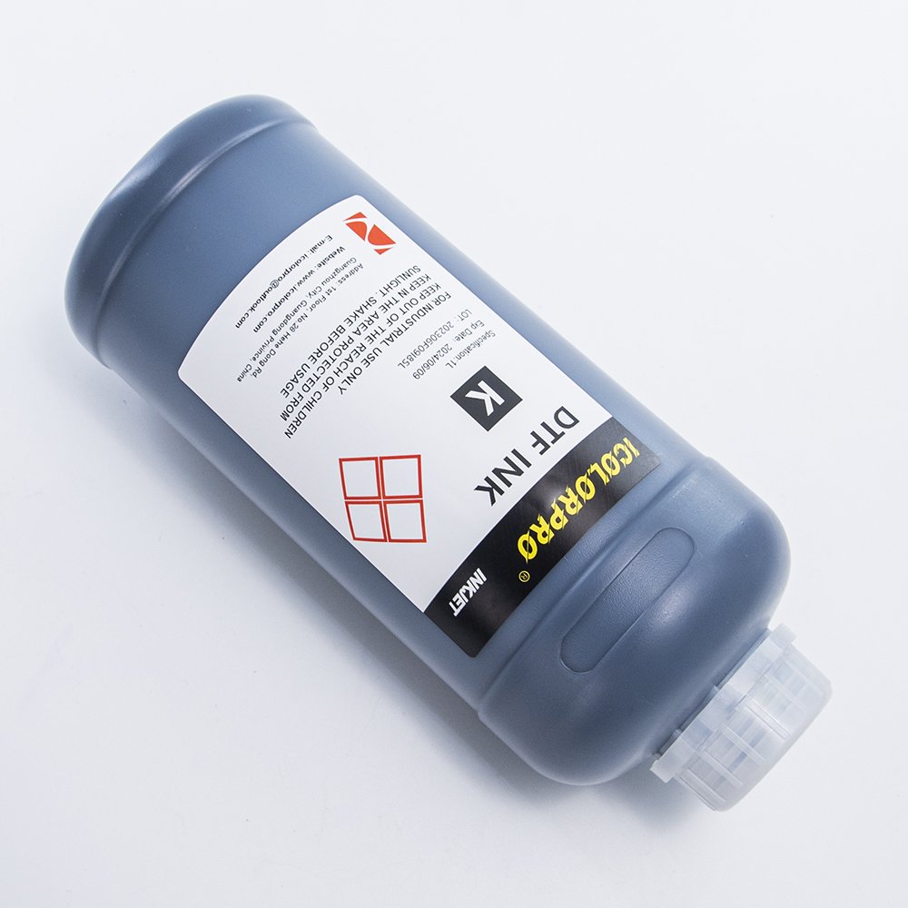 Icolorpro DTF Ink Direct to Film White Ink CMYKW Plastisol PIgment Digital Heat Transfer Printing DTF Ink For Epson Printers