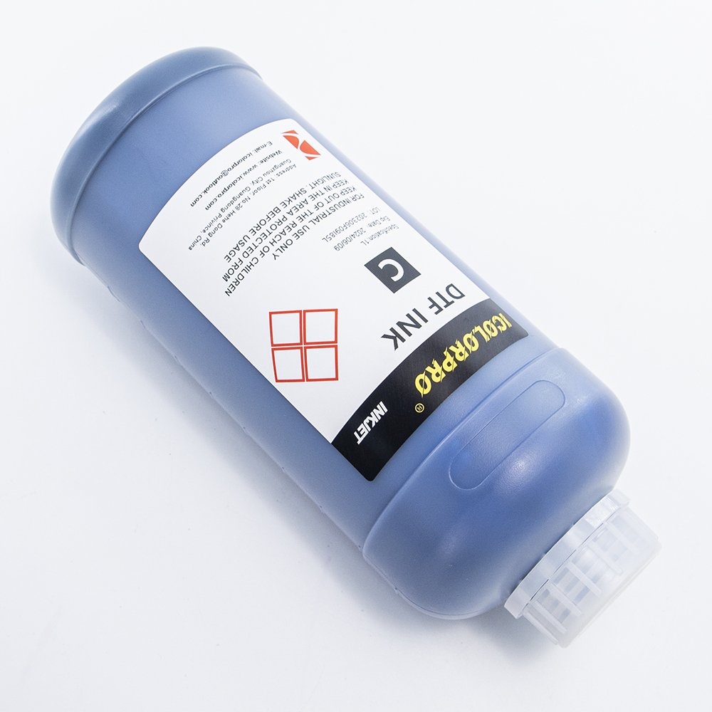 Icolorpro DTF Ink Direct to Film White Ink CMYKW Plastisol PIgment Digital Heat Transfer Printing DTF Ink For Epson Printers