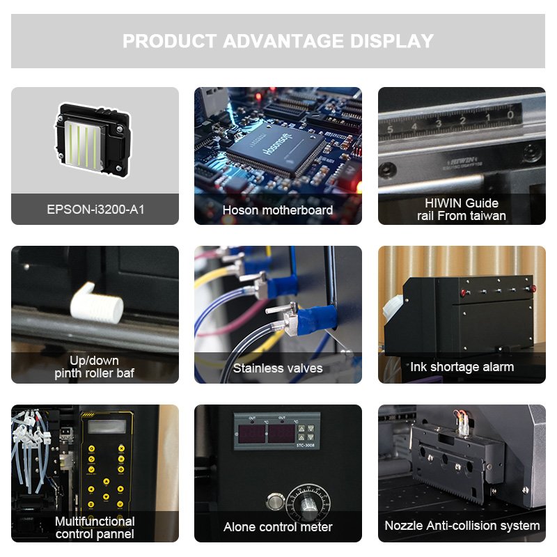 Dooyion Factory price 24 inch dtf printer printing machine 60cm 4 head i3200 dtf printer dtf 60cm printer 4 printhead T604