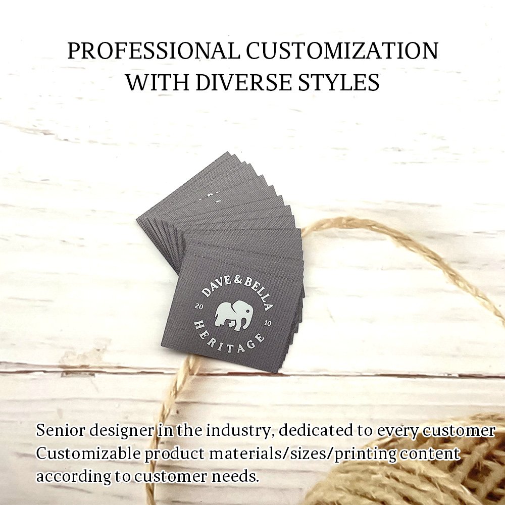 Heat Transfer Custom Brand logo Size Printed Label Woven Label 3D Heat Transfer Printed Clothing accessories