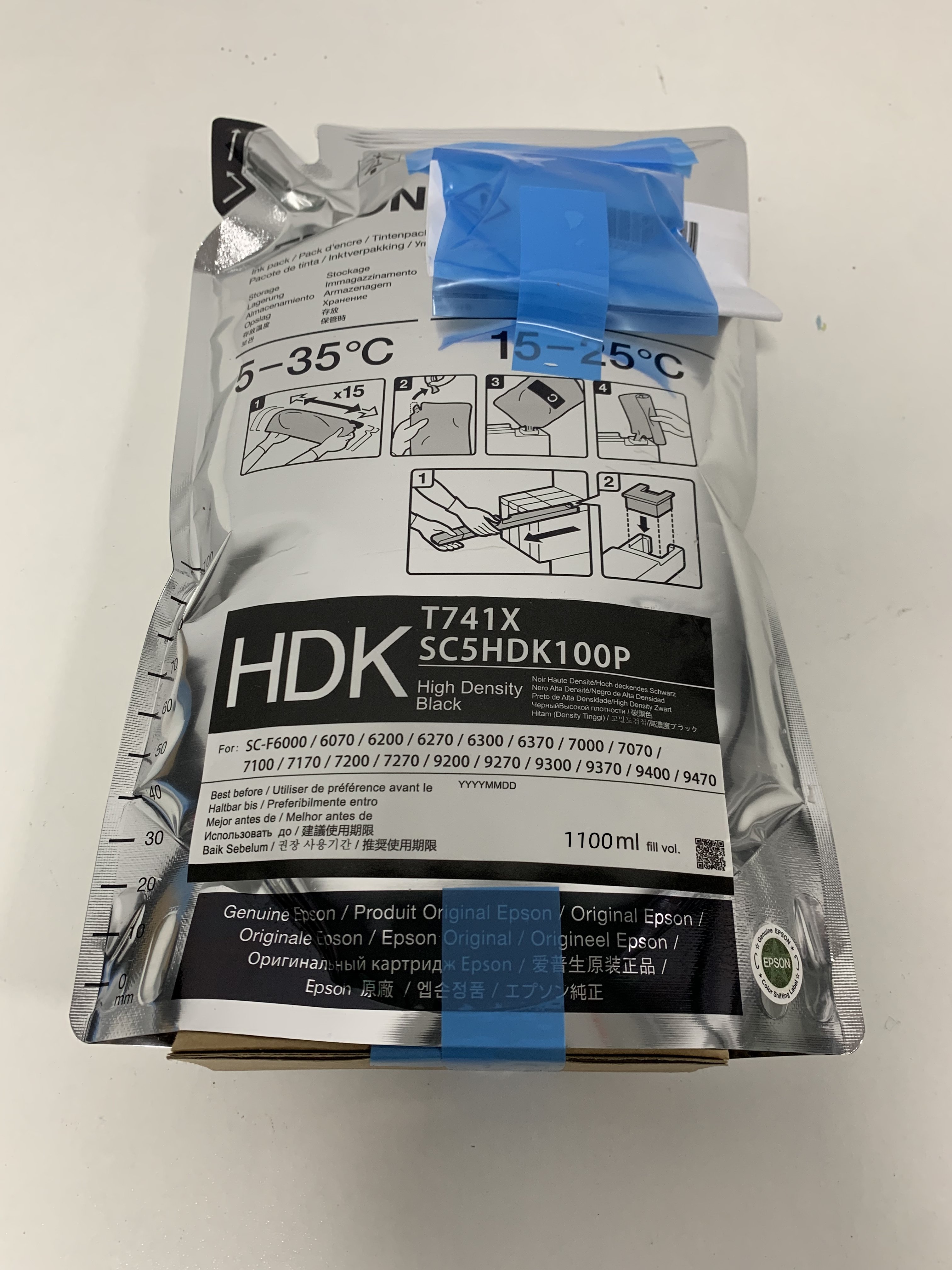 1100ml Original Epson sublimation ink for epson F6300 F6330 F9400 F9470 printer