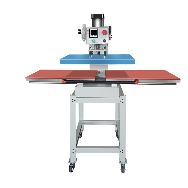 Factory supply semi-automatic heat transfer printing machine, pneumatic cylinder, T-shirt heat transfer press machine