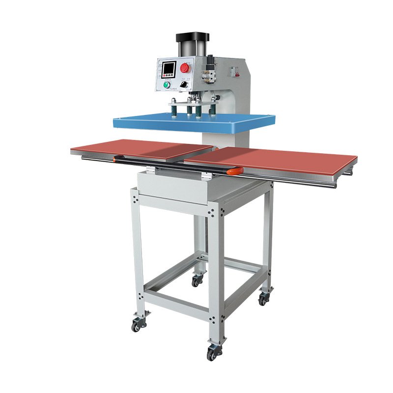 Factory supply semi-automatic heat transfer printing machine, pneumatic cylinder, T-shirt heat transfer press machine