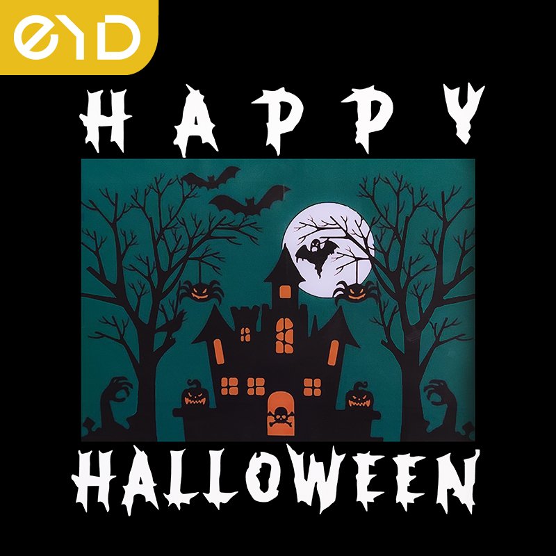 EYD Halloween Chenille Dress Patches Custom Patches Iron On Dtf Printer For Heat Transfer Printing Printer