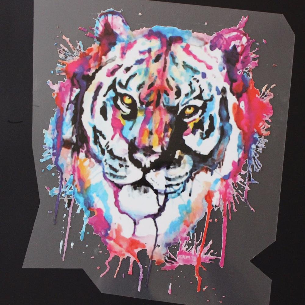 Custom heat transfer on garment, puff heat transfer printing