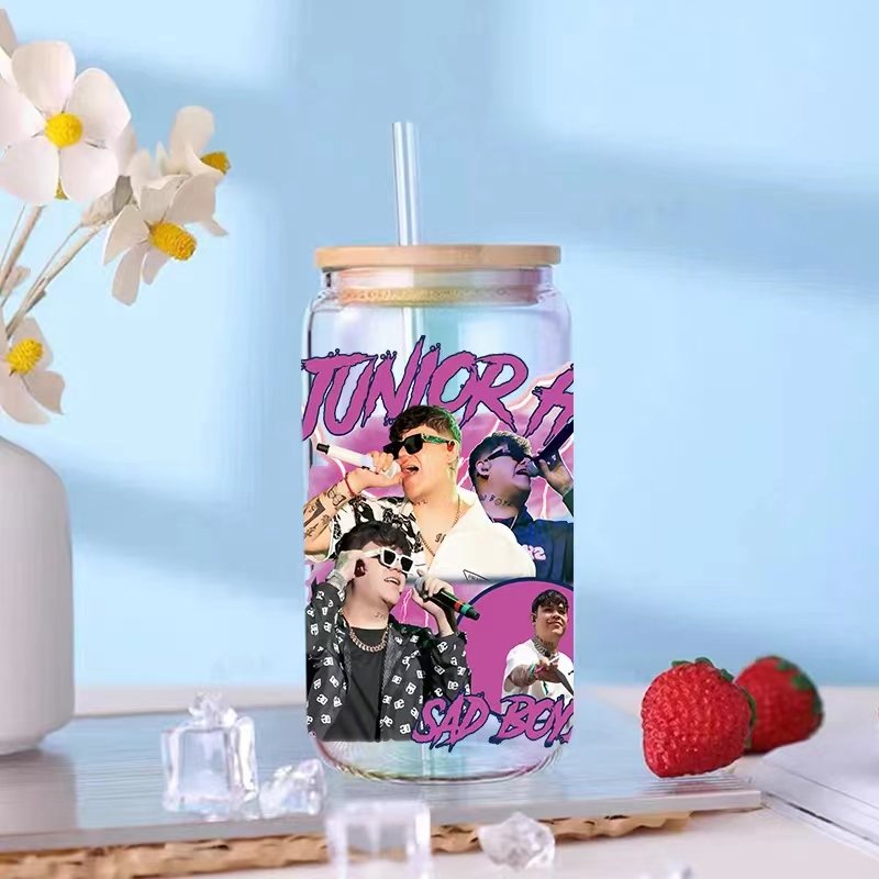 uv dtf cup wraps latino singer junior h peso pluma carin leon uvdtf wrap transfers stickers decals for 16oz cups