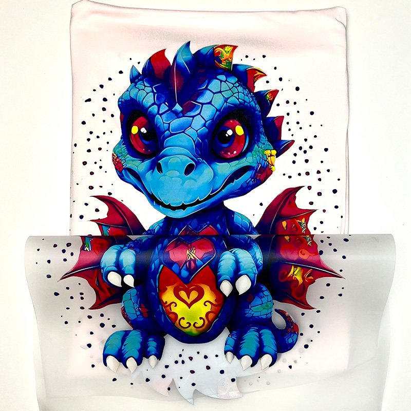 Orangutan dog cat dinosaur animal custom logo screen print T shirt 3D puff vinyl sticker heat dtf transfers