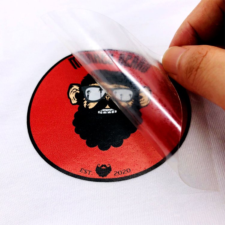 Heat Transfer Tagless Labels Custom Screen Printed Logo Heat Transfers Printing For Garment