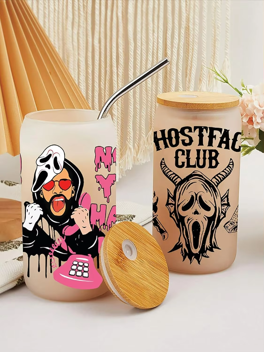 New 20000+ Styles 16OZ UV DTF Wraps for Halloween Waterproof PET Heat Transfer Printing on Tumblers Mugs Bottles and Gifts