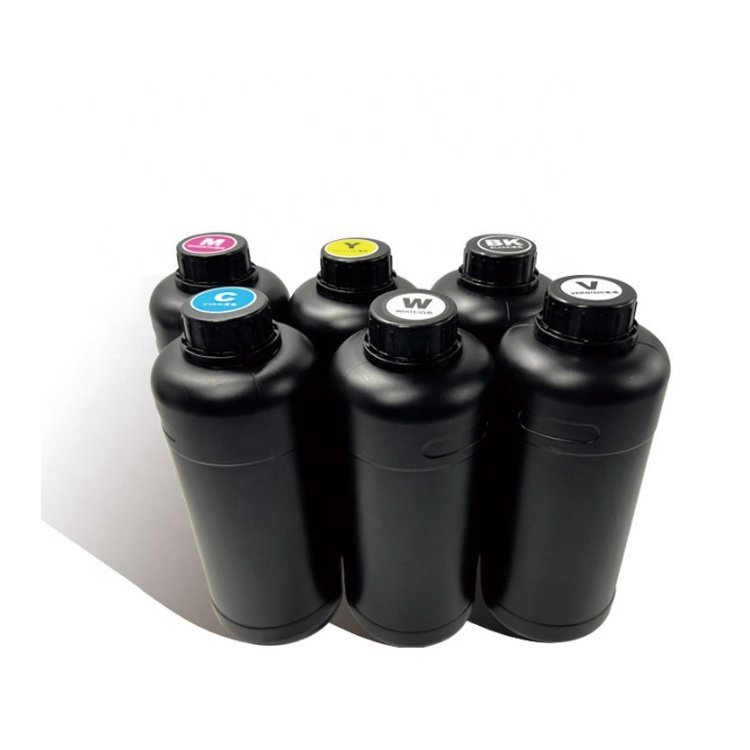 UV DTF Printer Ink Varnish UV Ink Direct Transfer Printing A-B PET Film Ink for Crystal Label Sticker Printing 32oz / bottle