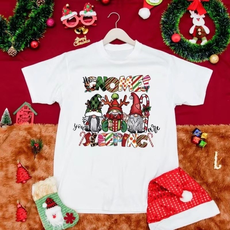 Dtf Printed Sticker for T-shirts Iron On Heat Transfers Heat Press Stickers Transfer Printing for Christmas