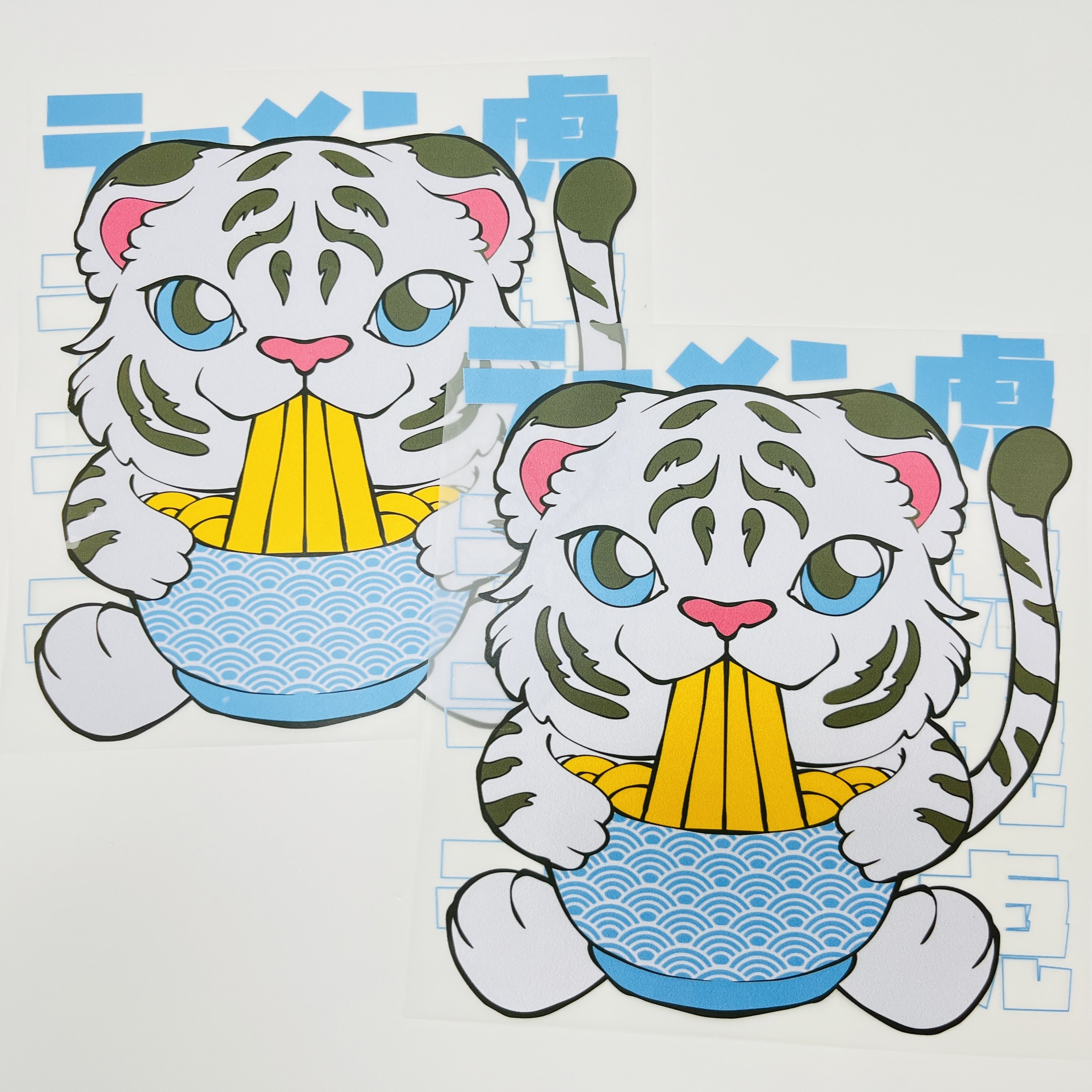 Manufacture DTF transfer printing different designs waterproof low MOQ vinyl stickers dtf film custom heat transfer for t-shirt