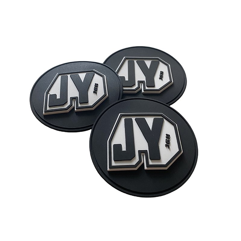 Custom 3D Soft PVC hat logo heat Embossed Custom PVC tactical printed pvc reflective patches mold Rubber patches for Garment