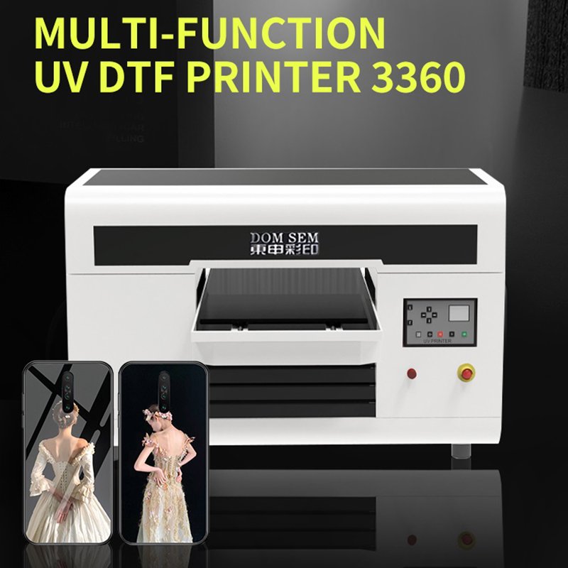 High quality 3360 Uv Flatbed Inkjet Dtf Printer Printing A3 A4 Transfer A/b Dtf Tramsfer Film Printer
