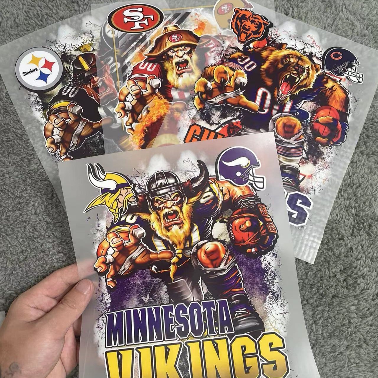 Latest design Strong viscosity dtf Heat Transfer Printing Design iron On Printable Vinyl Transfer plastisol Heat Press Sticker