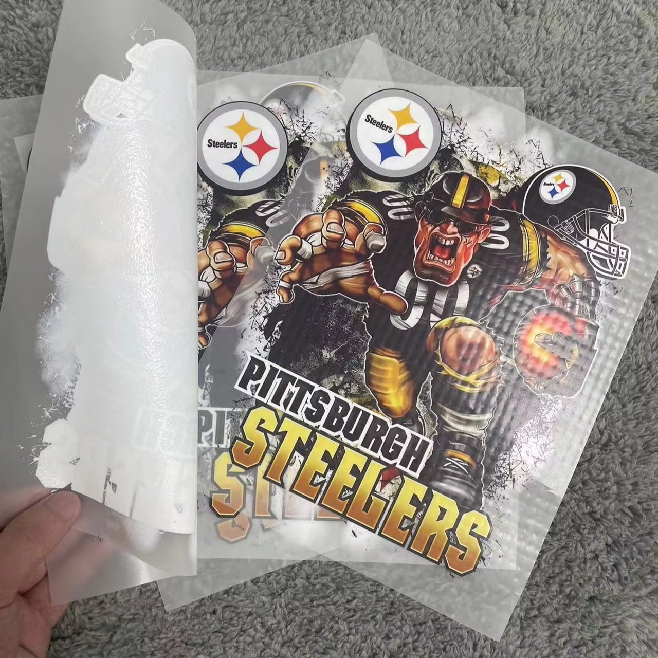 Latest design Strong viscosity dtf Heat Transfer Printing Design iron On Printable Vinyl Transfer plastisol Heat Press Sticker