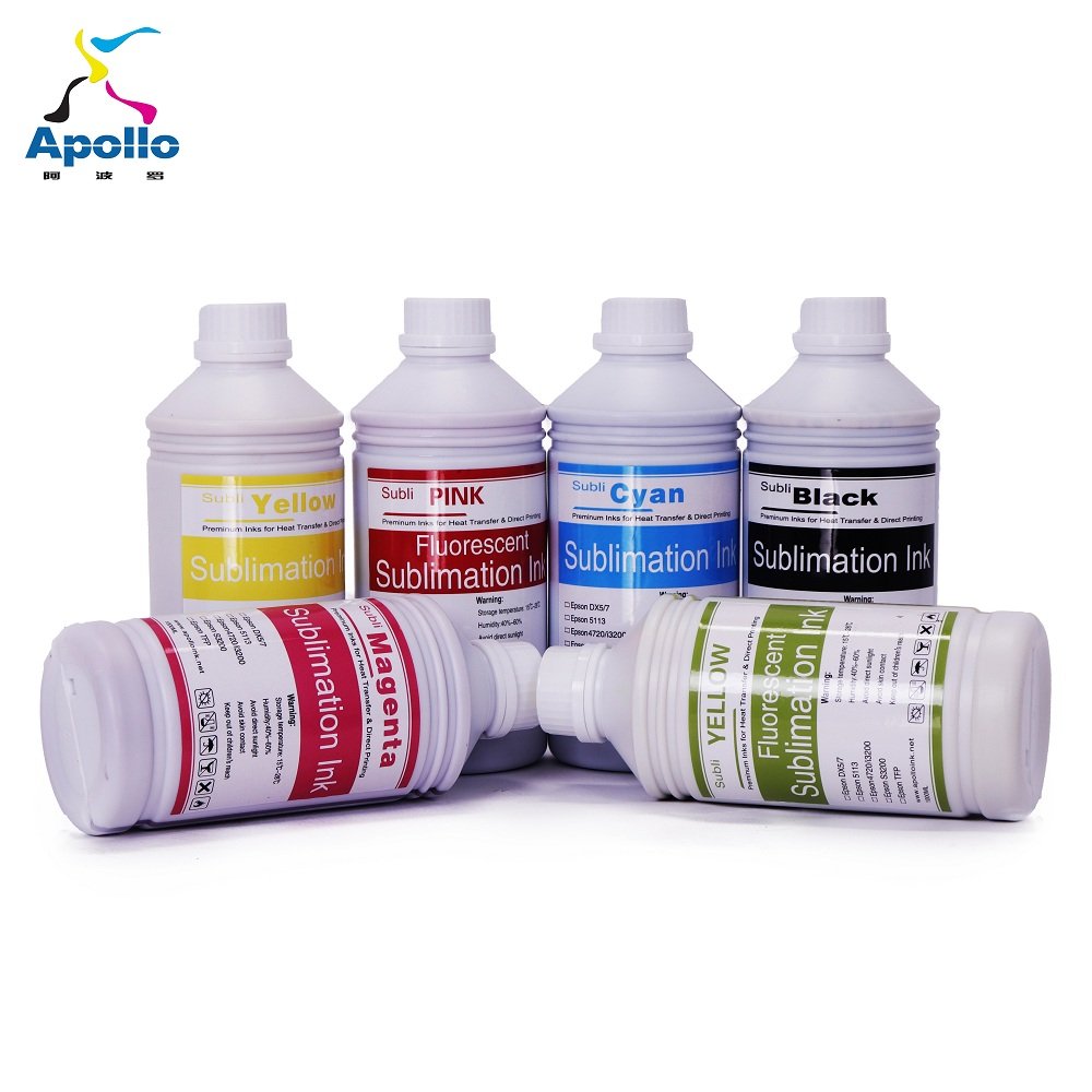 Apollo Ricoh Dye Sublimation Heat Press Transfer Printing Ink