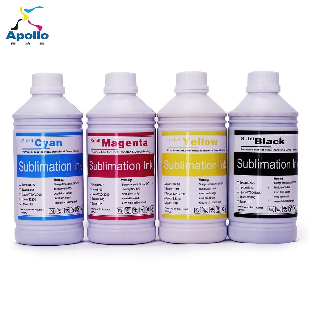 Apollo Ricoh Dye Sublimation Heat Press Transfer Printing Ink