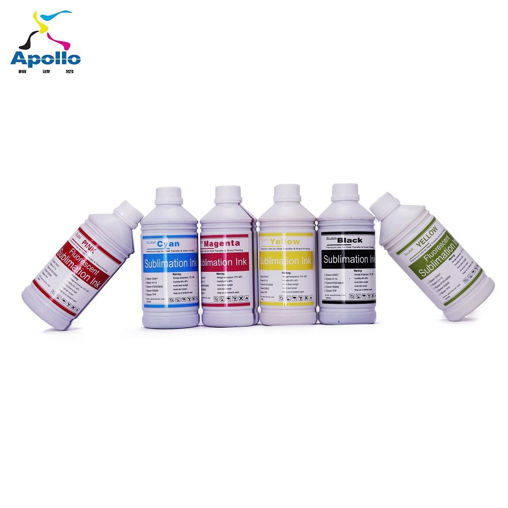 Apollo Ricoh Dye Sublimation Heat Press Transfer Printing Ink