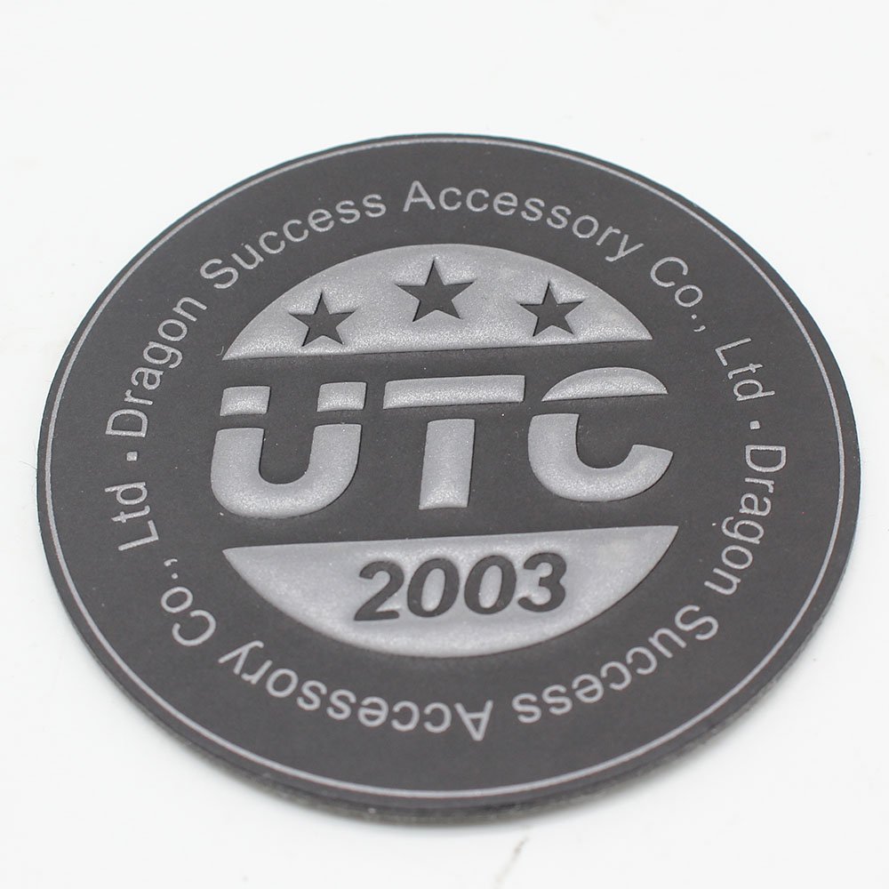 Custom Heat Transfer TPU Silicone Soccer Patch Silicone Rubber Patch for sports