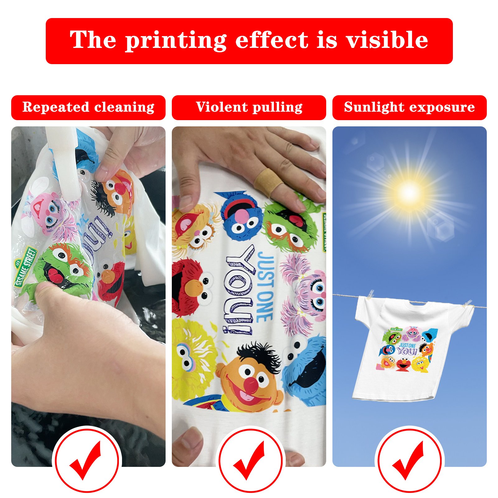 Ocbestjet A3/A4 DTF Printer for Heat Transfer Printing - 1000ml High-Performance PET Film Printing Inks