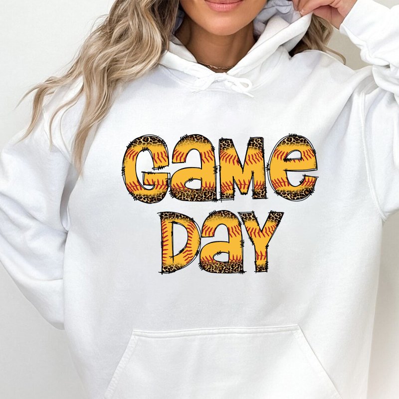 Game Day Baseball Vinyl Transfer Printed Western Game Day DTF Transfers Printing Baseball Sport Heat Press Transfer