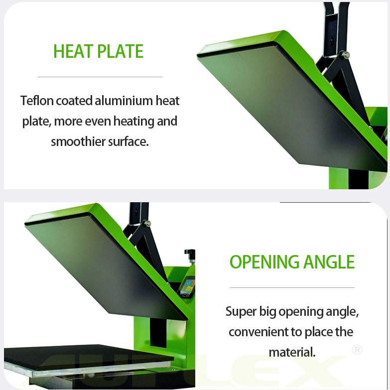 Auplex Venta Maquina De Prensa De Calor Grande 40*60cm Heat Press Machine Provided T Shirt Printer Flatbed Printer 27 Manual
