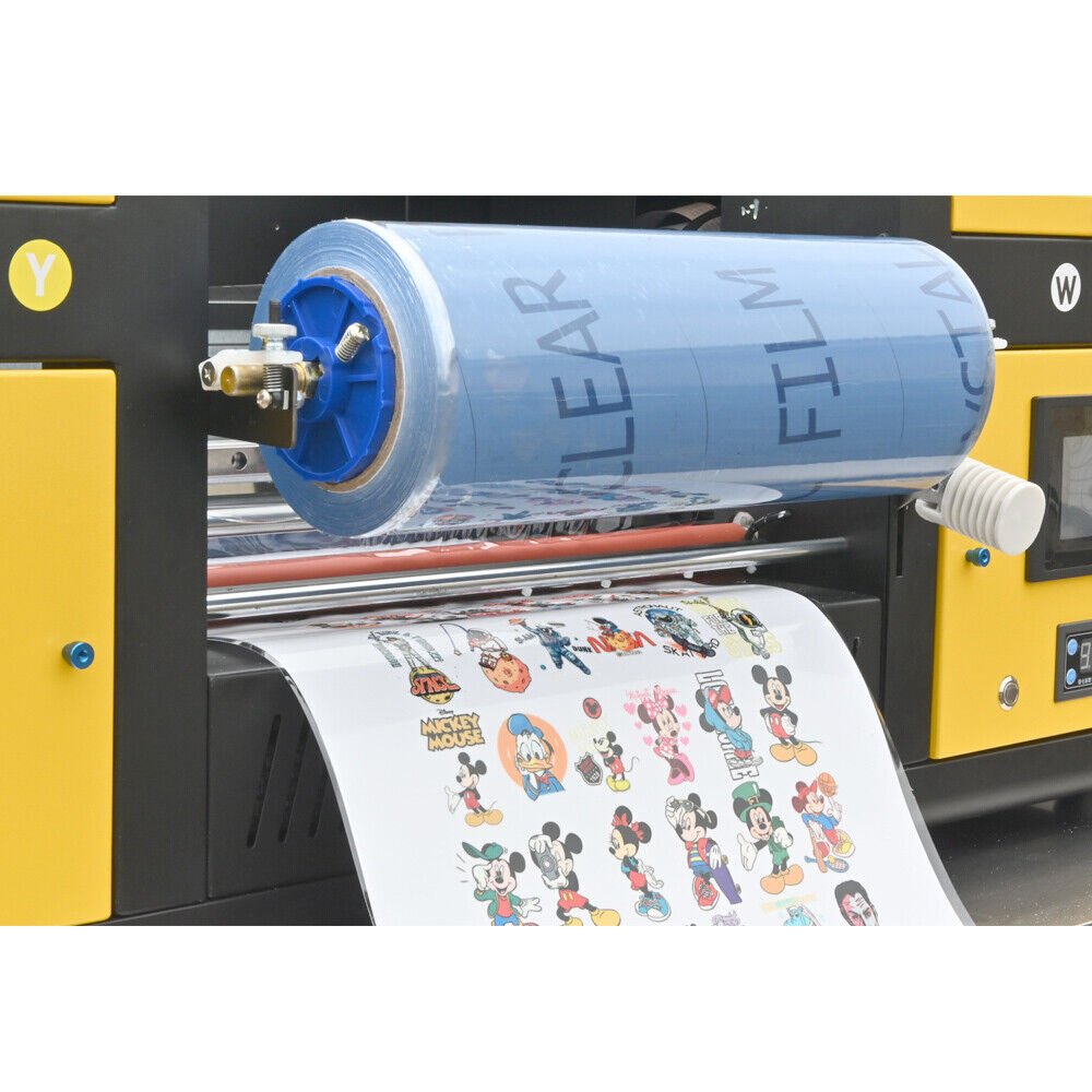 Varnish Printing A3 Sticker Printing Machine UV DTF Printing Machine With Dual XP600 Printheads