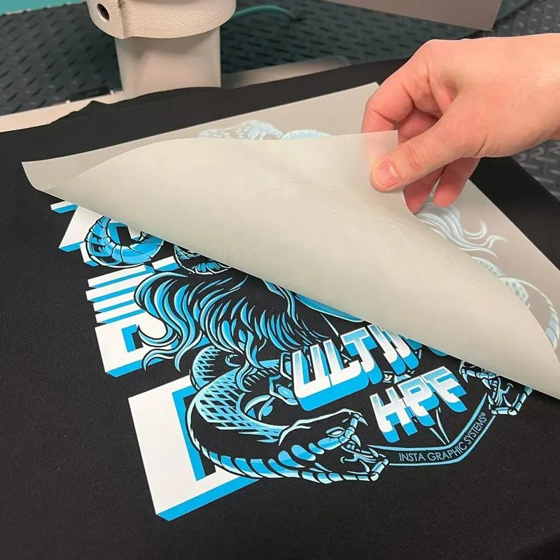 DTF Ready To Press Wholesale Custom Design Heat Press Stickers Transfer Heat Transfer Printing Stickers On T Shirt Fabric