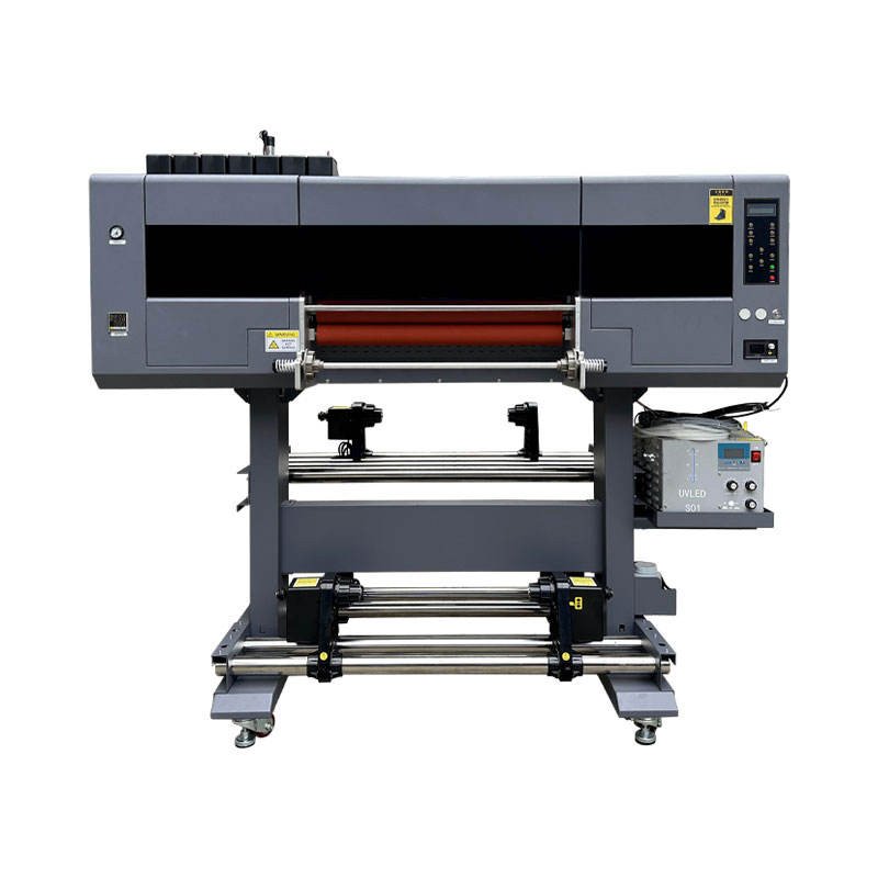 All in 1 UV PET Film Transfer Printing Machine AB Film Laminating 2 in 1 Gold 60cm UV DTF Printer I1600 XP600 I3200 printhead
