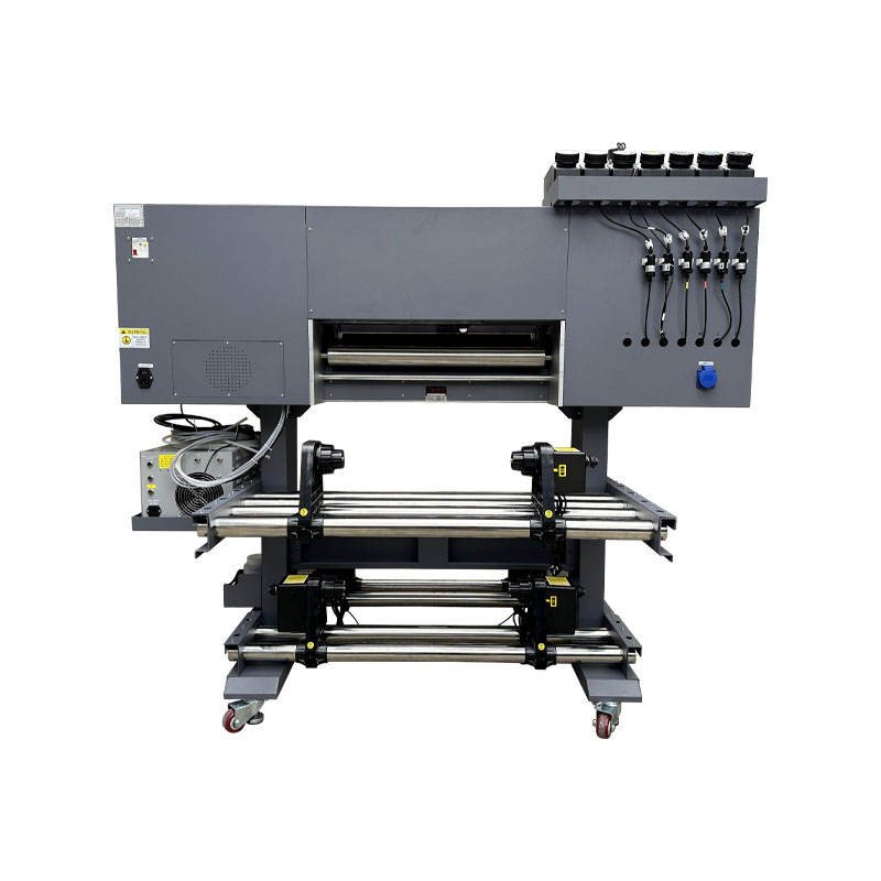 All in 1 UV PET Film Transfer Printing Machine AB Film Laminating 2 in 1 Gold 60cm UV DTF Printer I1600 XP600 I3200 printhead