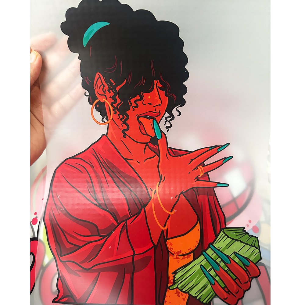 High Quality Heat Transfer Sticker Transfer Printing Brand Design Custom Transfers DTF Stickers For T-Shirts