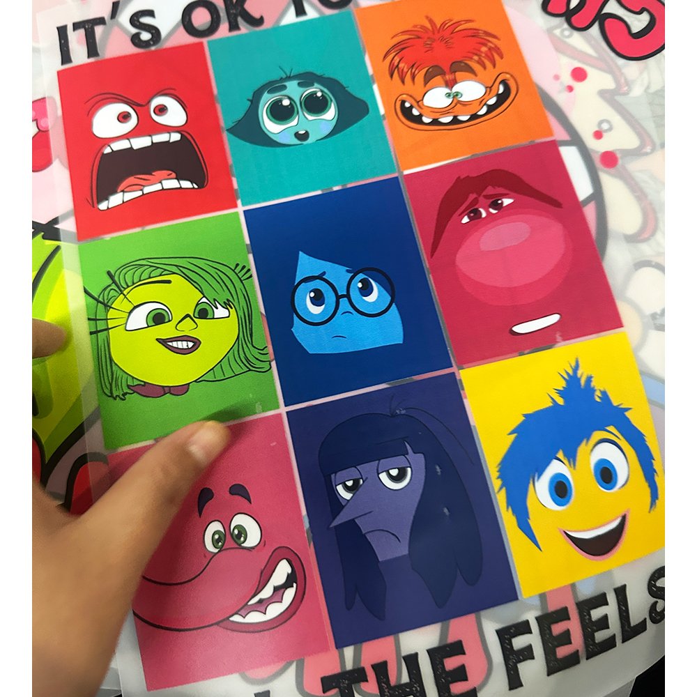 High Quality Heat Transfer Sticker Transfer Printing Brand Design Custom Transfers DTF Stickers For T-Shirts