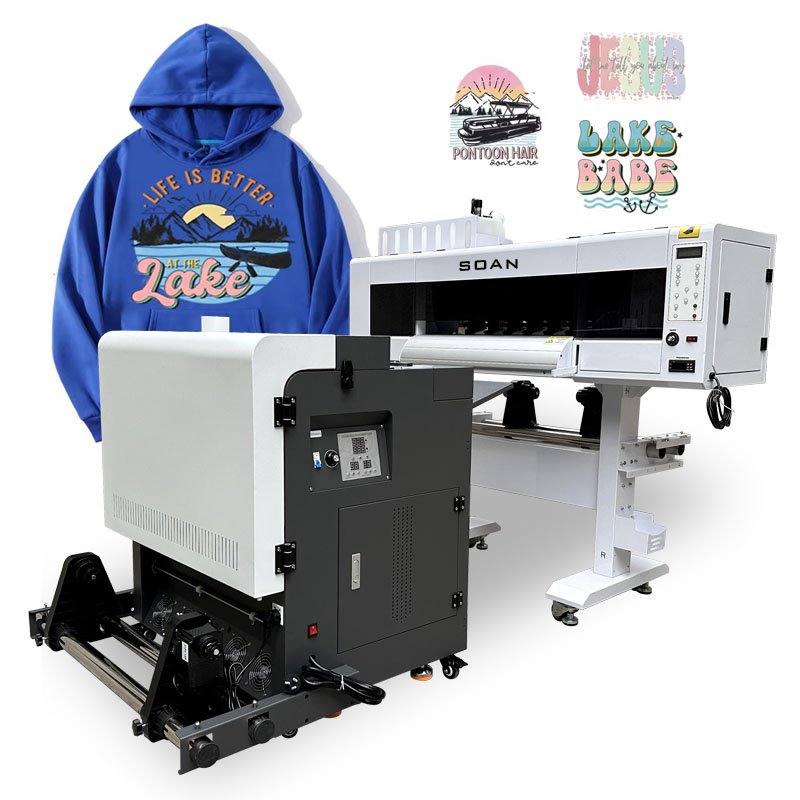 New arrival Dtf Printer A1 A3 With Dual I1600 Xp600 I3200 Heads T-Shirt Heat Transfer 24Inch Dtf Printer Kit Vertical Dtf Shaker