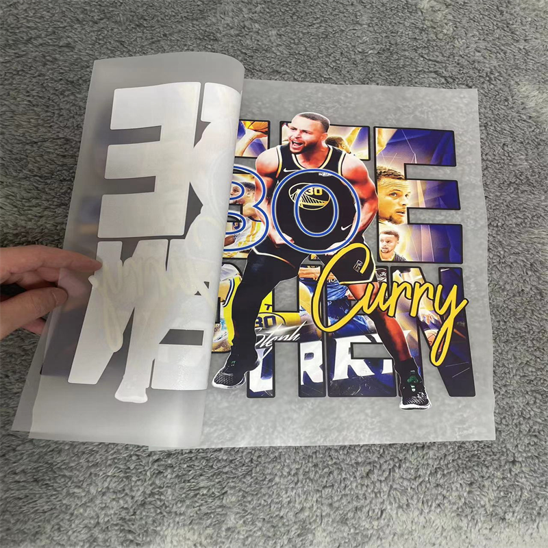 custom printing service a3 dtf printing for t shirt transfer film for clothing heat transfer sticker