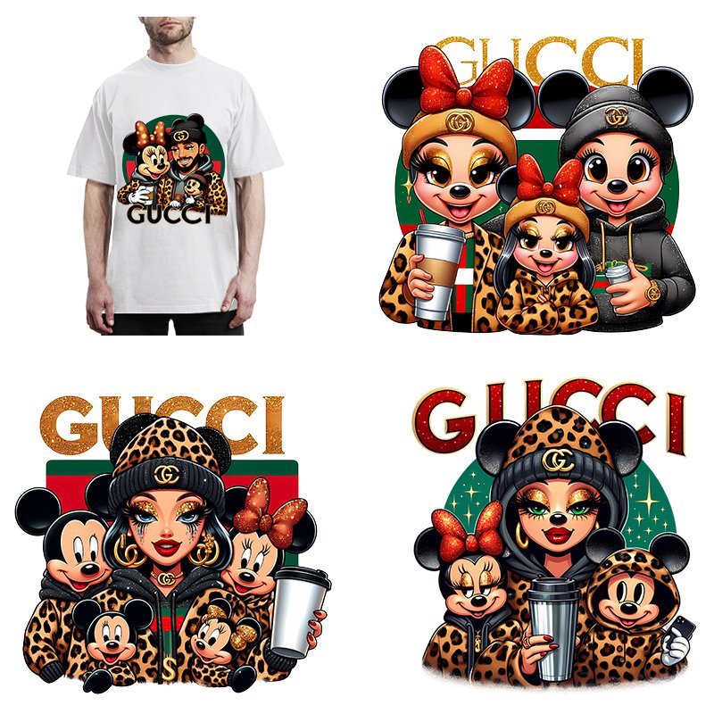 Cartoon anime Christmas design custom plastisol heat transfers ready to press heat transfer designs vinyl designs for t-shirts