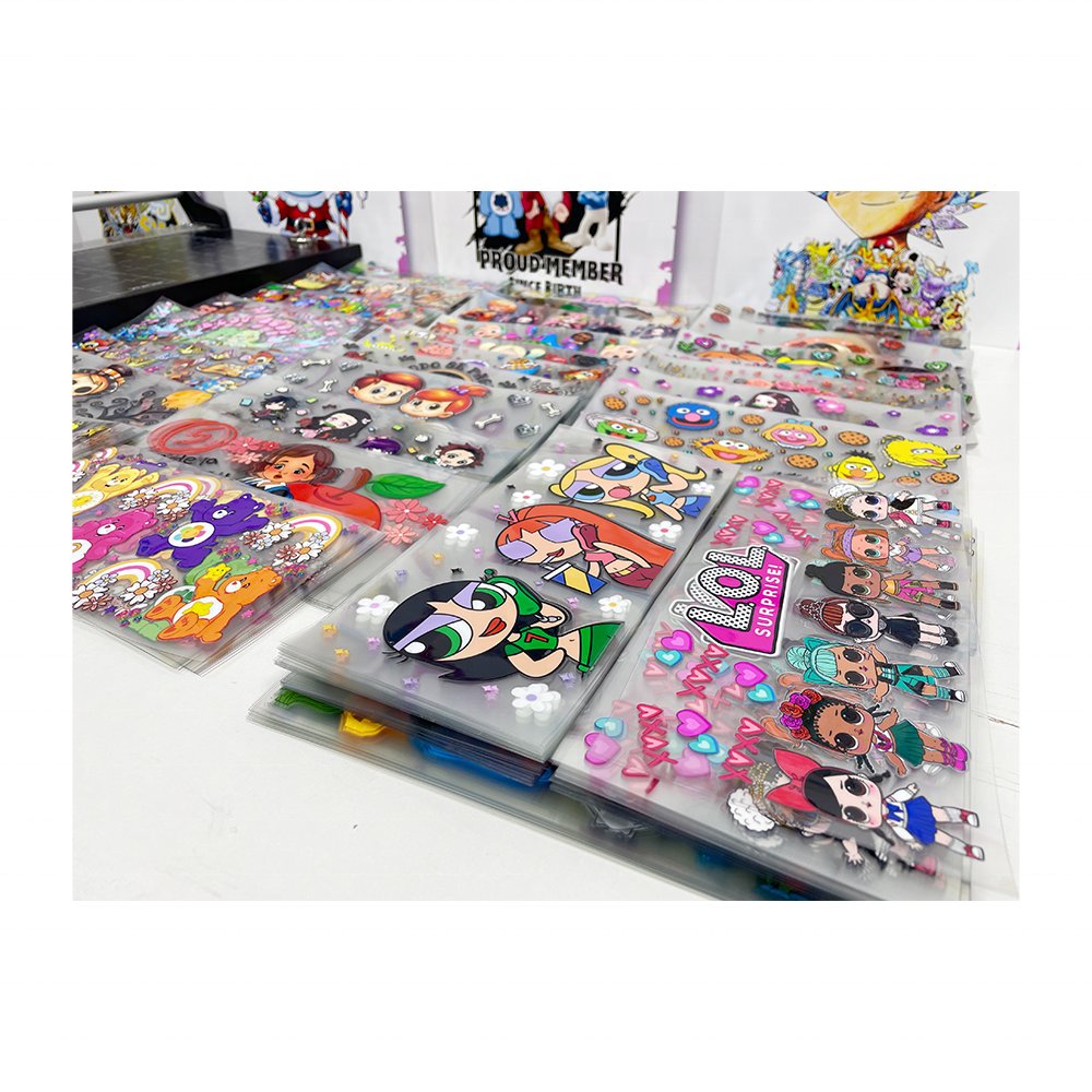 Double-sided view uv dtf cup packaging sticker decal Wholesale Ready To Tra Custom UV DTF Cup Wrap Design Eco Solvent Transfers