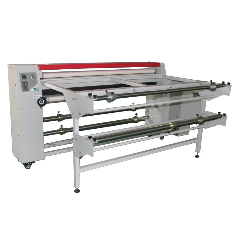 transfer printing machine roll heat press machine industrial calandra para sublimation with electric heating flat working table