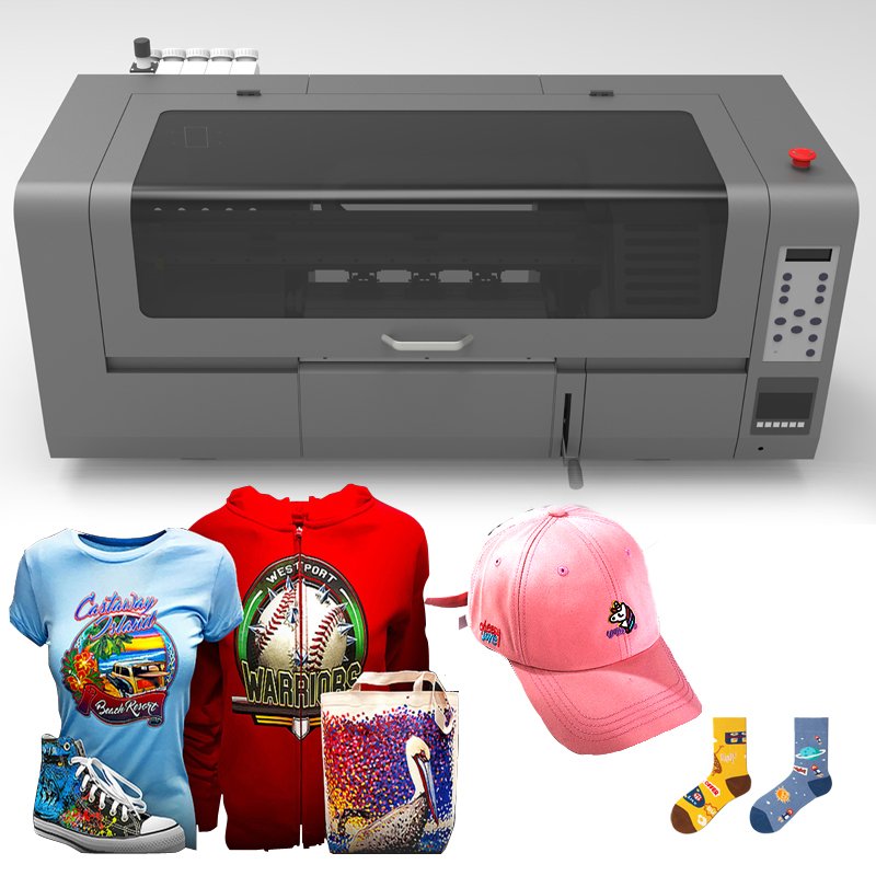 Tshirt Dtf Pet Film Printer A3 30Cm Power Shaker Machine Double Xp600 Dtf Printer