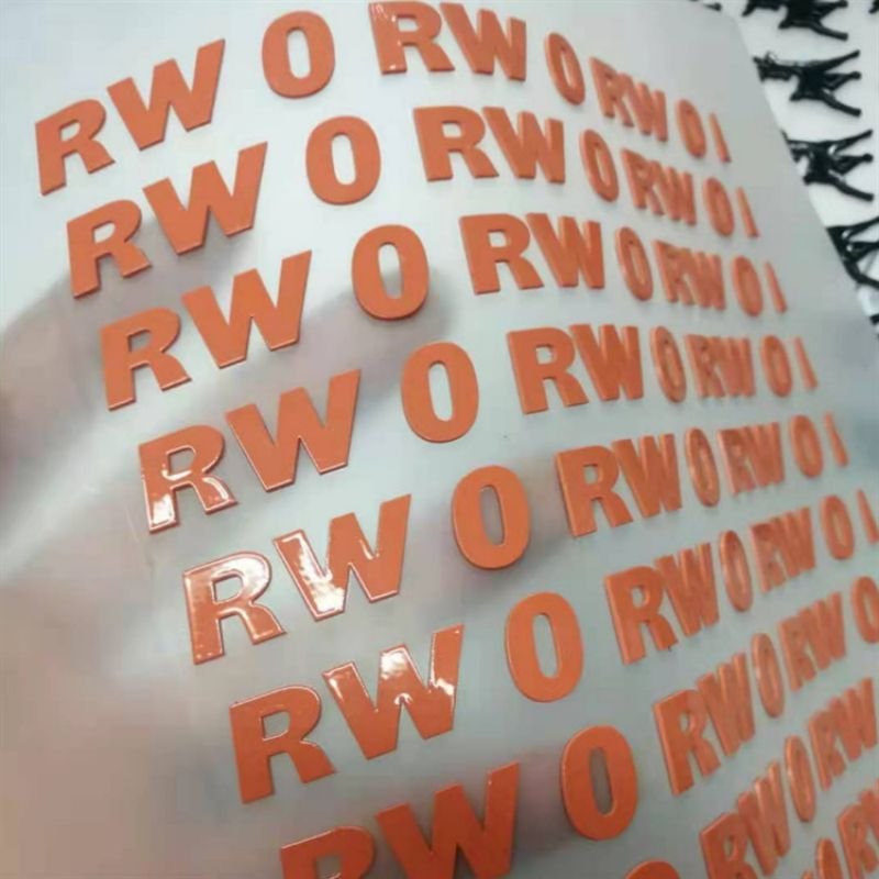 Factory Wholesale Custom 3D LOGO Silicone Printing Heat Transfer 3d Transfer Label