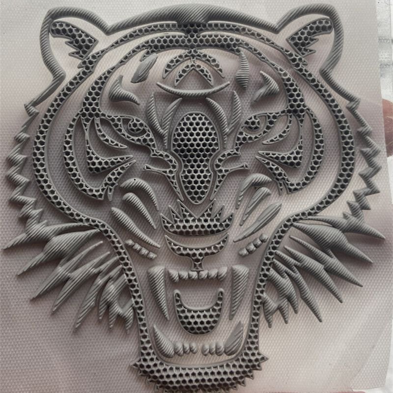 Factory Wholesale Custom 3D LOGO Silicone Printing Heat Transfer 3d Transfer Label