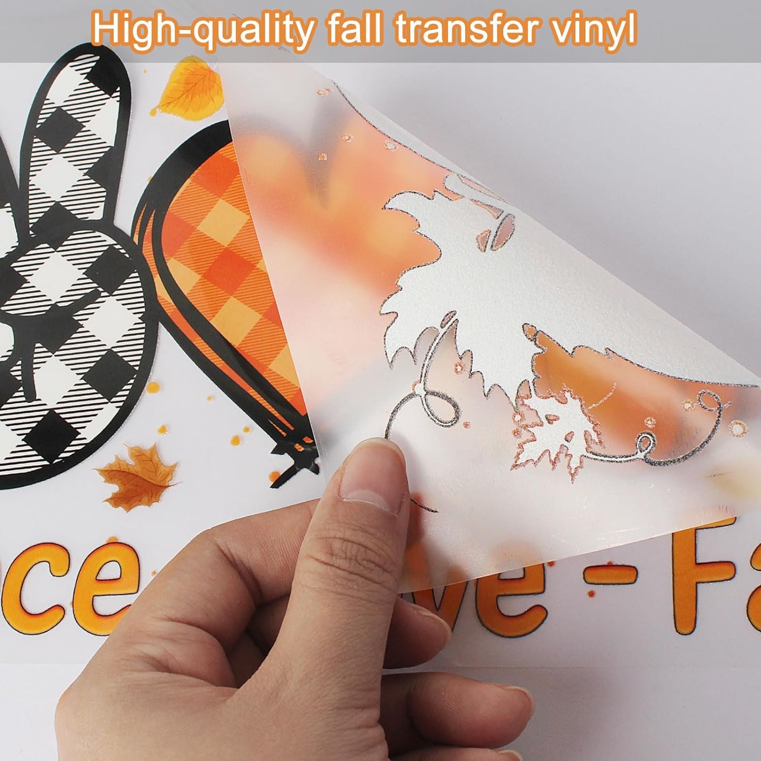 Fall Iron on Transfer for T-Shirt Fall Heat Transfer for DIY Crafts Vinyl Autumn Pumpkin Gnome HTV Vinyl Fall Decals for Clothes