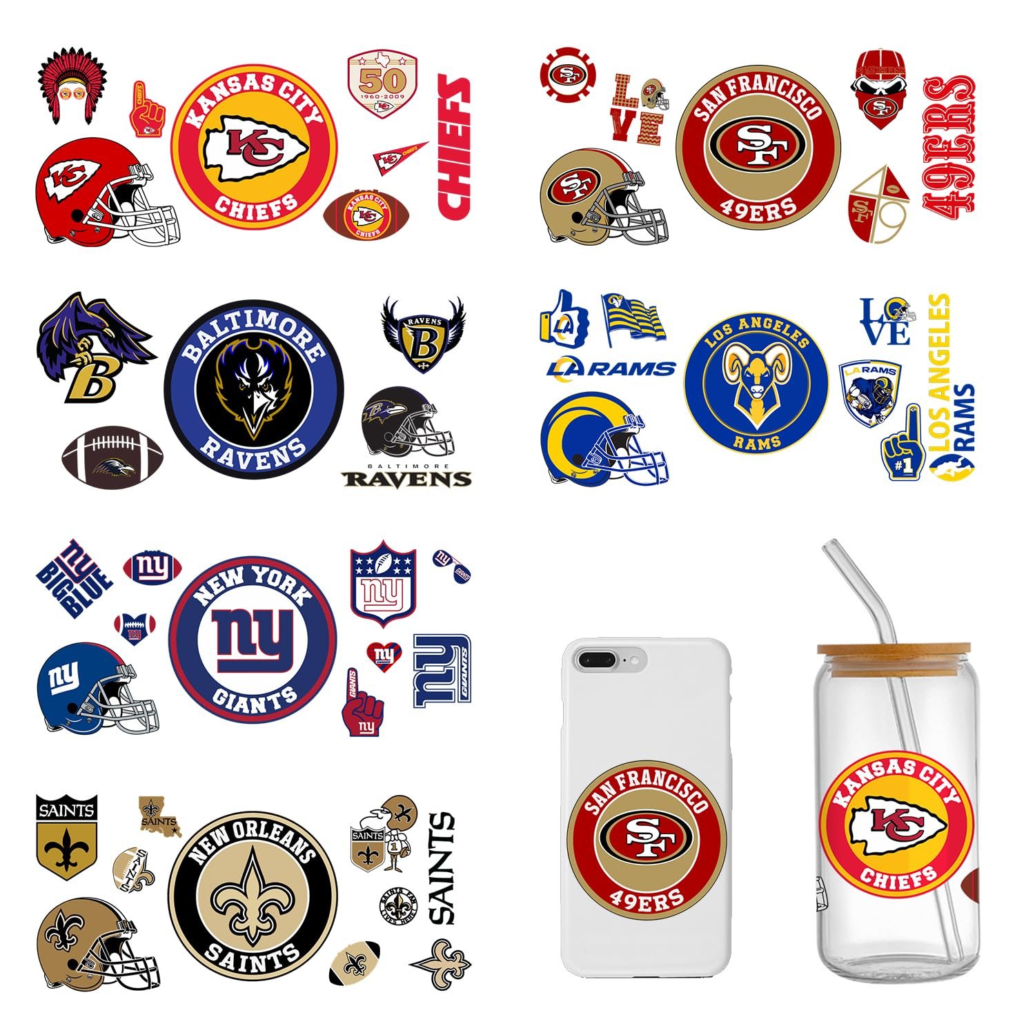 Wholesale 5000+ Design High Quality UV Dtf Libbey Wrap Transfers 40oz 24oz 20oz 16oz Cartoon UV DTF Transfer Printing For Cups