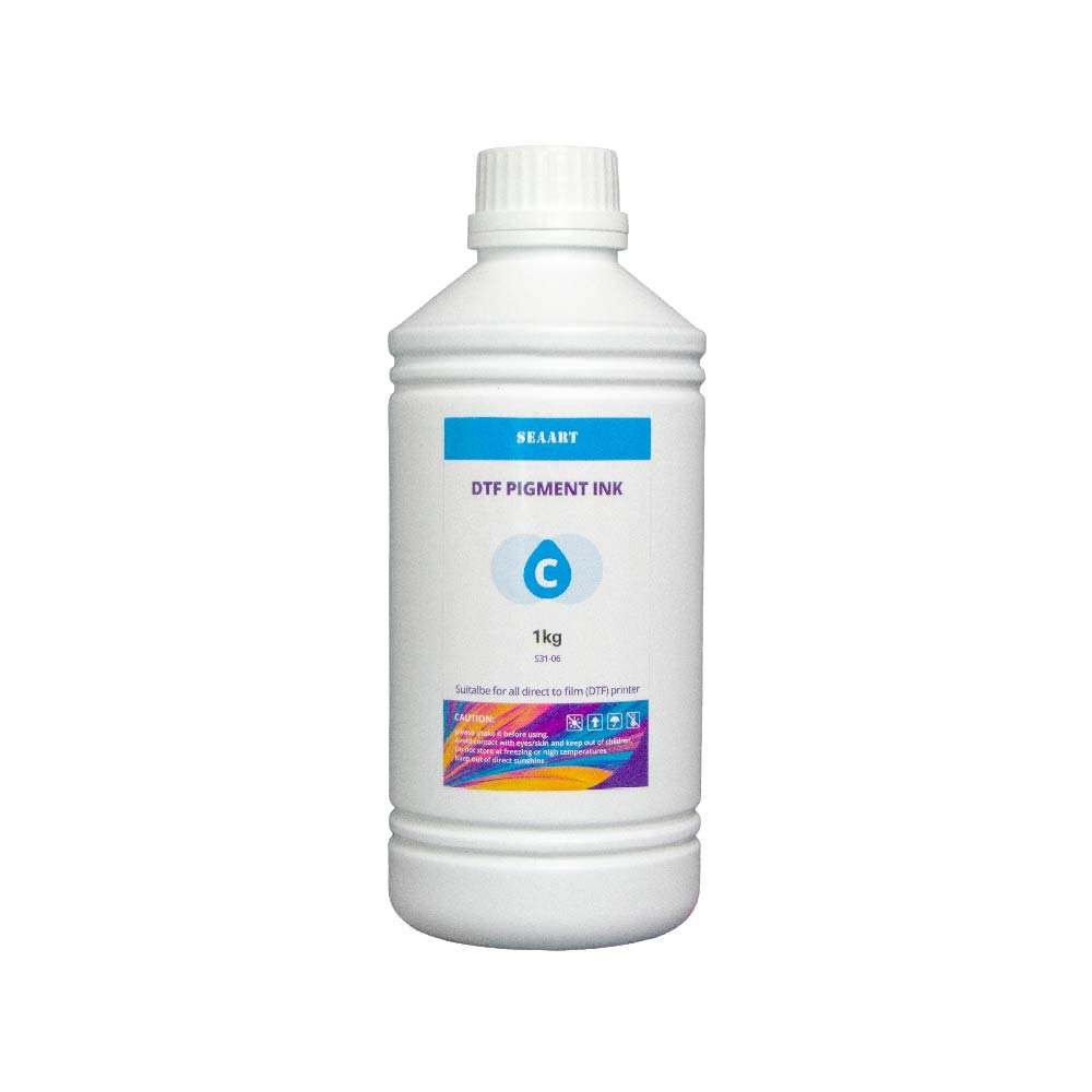 DTF white ink 1000ml, PIgment Digital Heat Transfer Printing DTF Ink For Epson Printers ET-8550, XP-15000, L1800