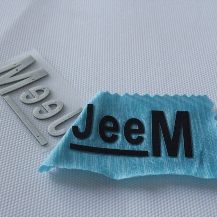 High Quality Custom Design pvc machine label silicone heat transfer 3d silicone heat transfer label for tshirts