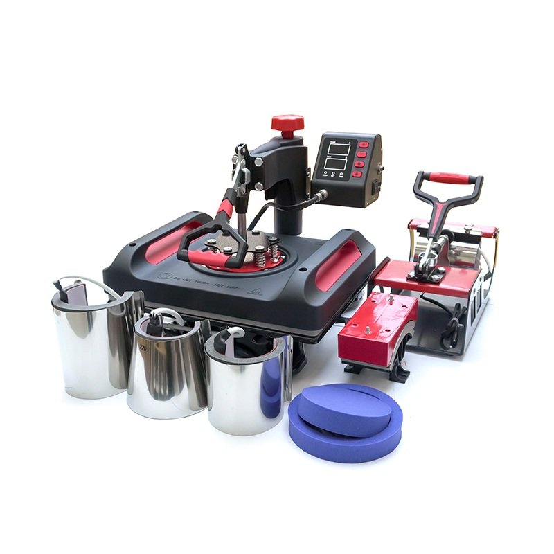 FreeSUB 8 IN 1 Sublimation Machine Mugs Printing Machine t-shirt Heat Press Machines P8001-8