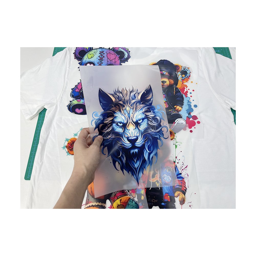 Screen Printing Heat Transfer Label Preparation for Hot Press Transfer Plastic Garment Washable DTF Digital Printing 10 Pcs