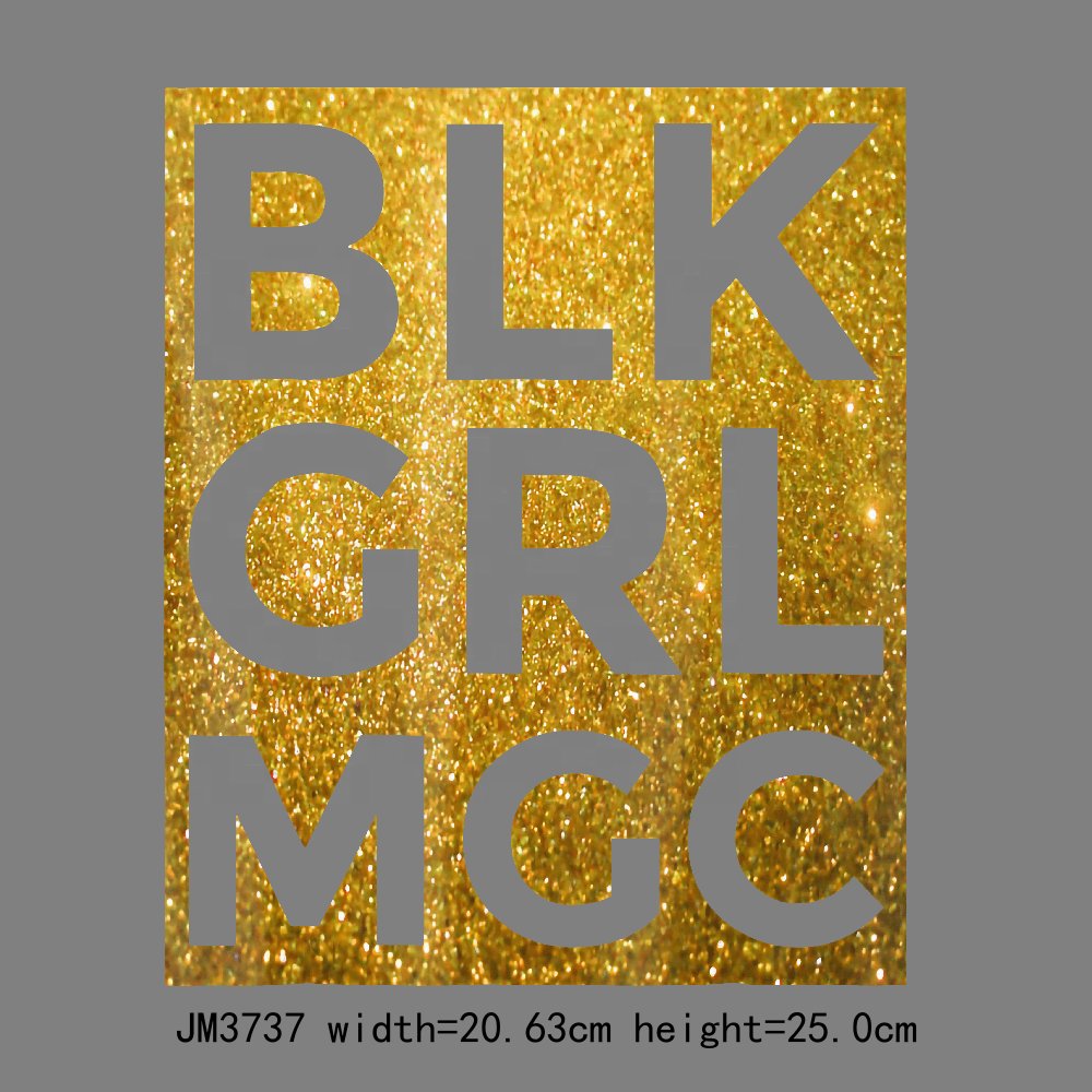 Wholesale Plastisol Washable Black Girl Paper T Shirt Sticker Black Queen Afro Iron On Transfer Printing Heat Transfer
