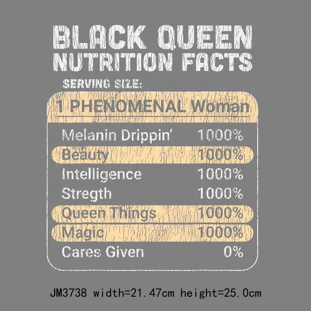 Wholesale Plastisol Washable Black Girl Paper T Shirt Sticker Black Queen Afro Iron On Transfer Printing Heat Transfer