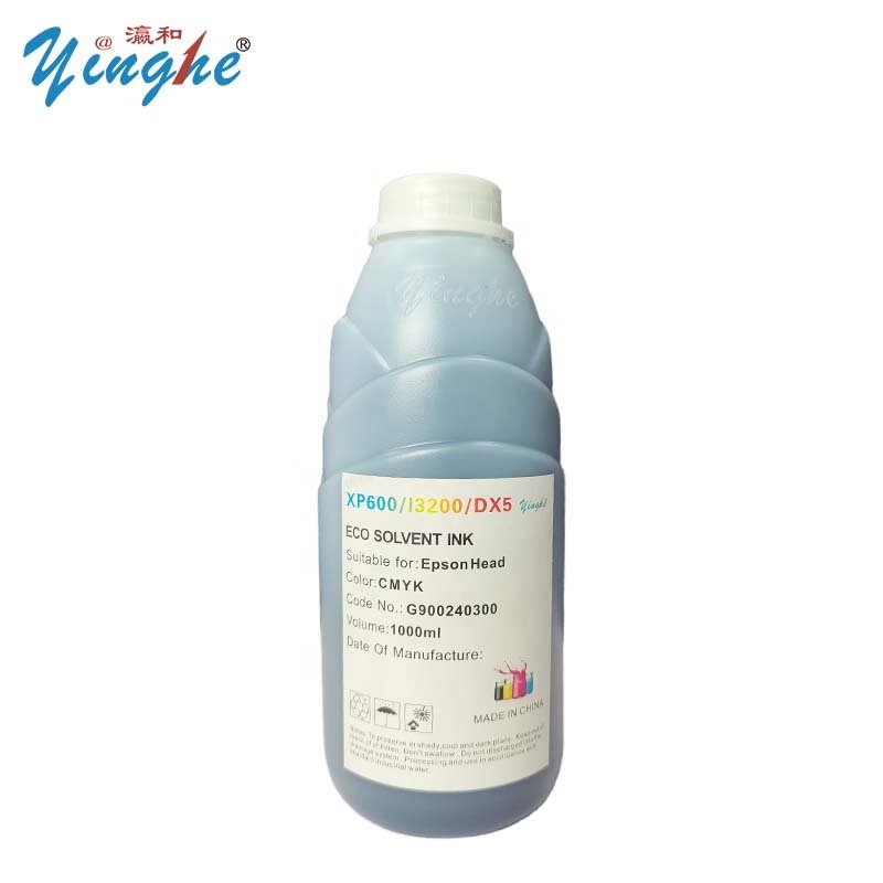 Yinghe Eco Solvent/ Sublimation / UV / Dtf Printer Machine Inks Xp600 /dx5/i3200 Ink Heat transfer Ink